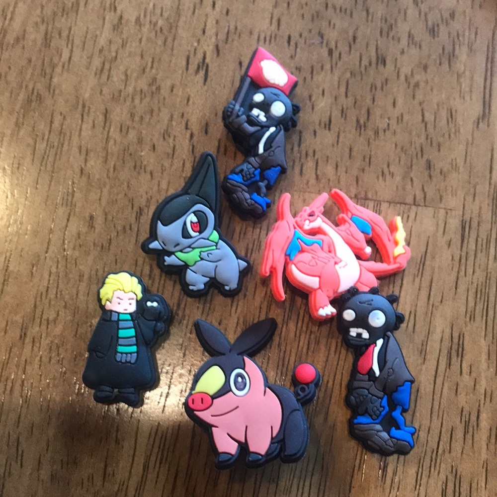 Croc charms- Pokémon and Harry Potter